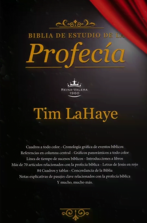 BIBLIA DE ESTUDIO DE LA PROFECÍA RVR60 - IMITACIÓN PIEL NEGRO